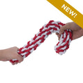 Original Territory Candy Cane Braided Rope Dog Toy – 12"