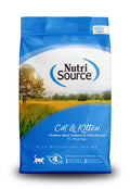 NutriSource Cat & Kitten Chicken Meal, Salmon & Liver Dry Cat Food, 12-lb