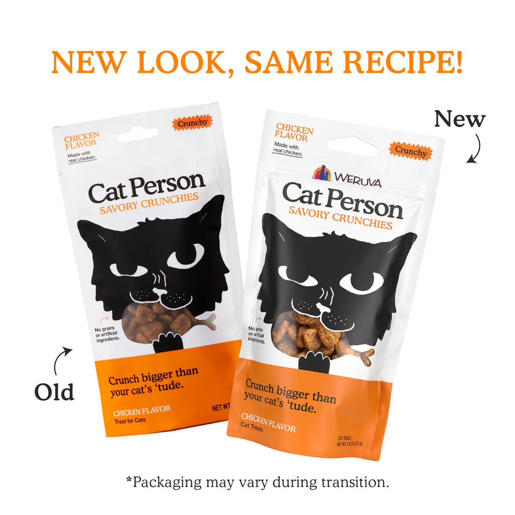 Weruva Cat Person Savory Crunchies Treats - 2oz