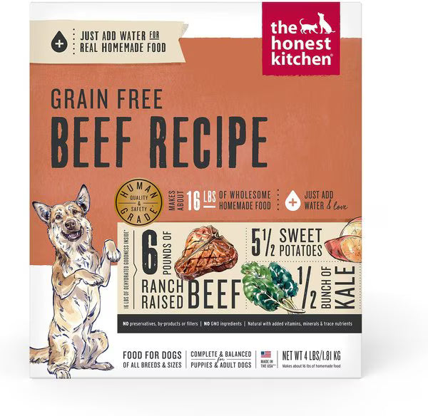 The Honest Kitchen Chicken Recipe Grain-Free Dehydrated Dog Food