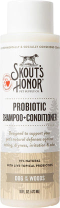 Skout's Honor Probiotic Dog of the Woods Pet Shampoo & Conditioner, 16-oz