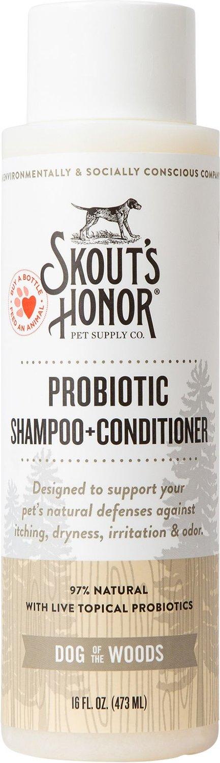Skout's Honor Probiotic Dog of the Woods Pet Shampoo & Conditioner, 16-oz