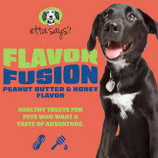 Etta Says! Flavor Fusion Dog Chew – Peanut Butter & Honey