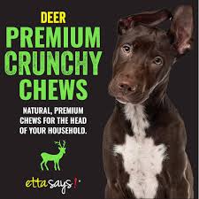 Etta Says! 4.5" Crunchy Deer Chew Sticks