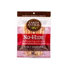 Earth Animal No-Hide Beef Stix Chew Dog Treat, 10-pk