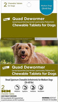 Elanco Quad De-Wormer for Medium Dogs, 2-count