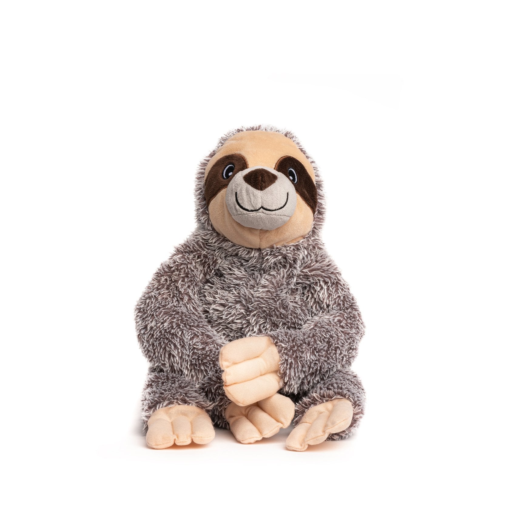 fabdog Fluffy Plush Dog Toy, Sloth