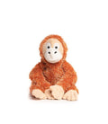 fabdog Fluffy Plush Dog Toy, Orangutan