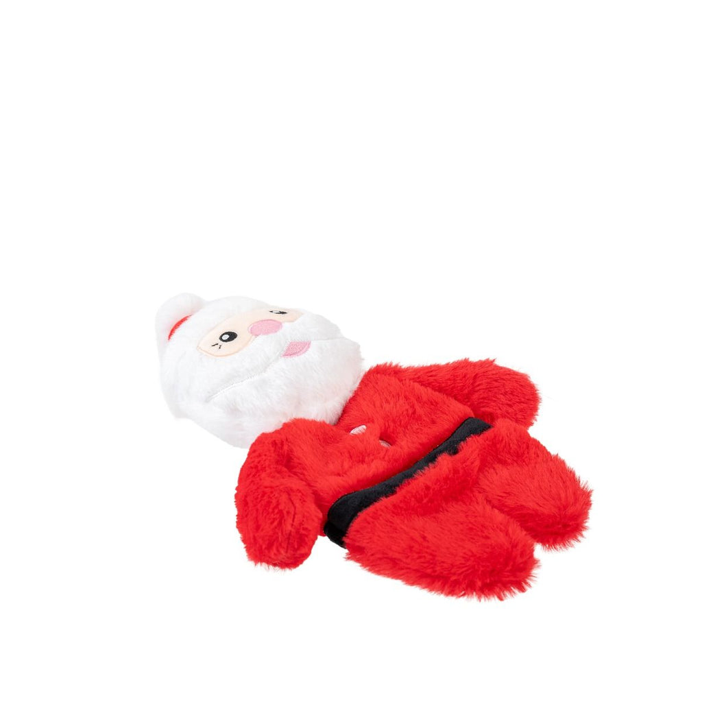 Original Territory Santa Flatso Squeaker Dog Toy – 12"