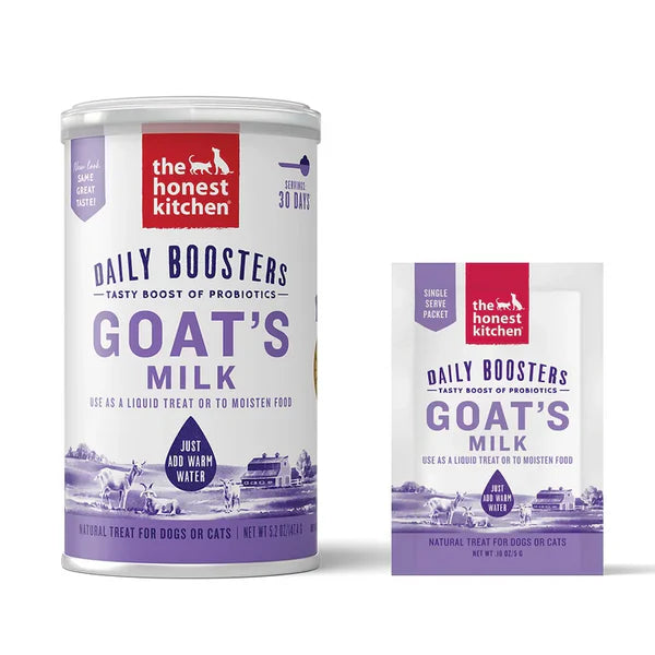 The Honest Kitchen Daily Boosters Instant Goat's Milk with Probiotics for Dogs & Cats