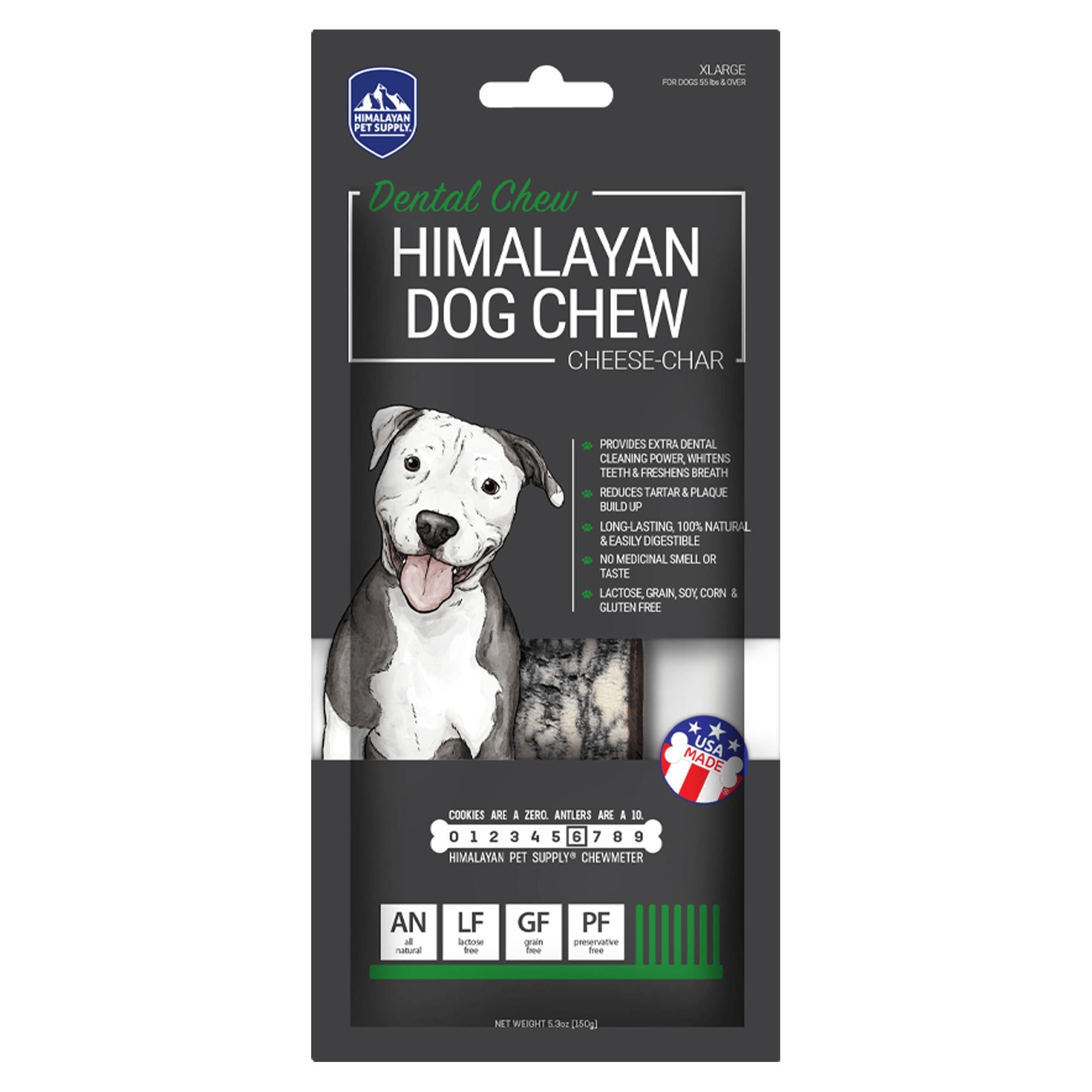 Himalayan Pet Supply Cheese-Char Dental Dog Treats