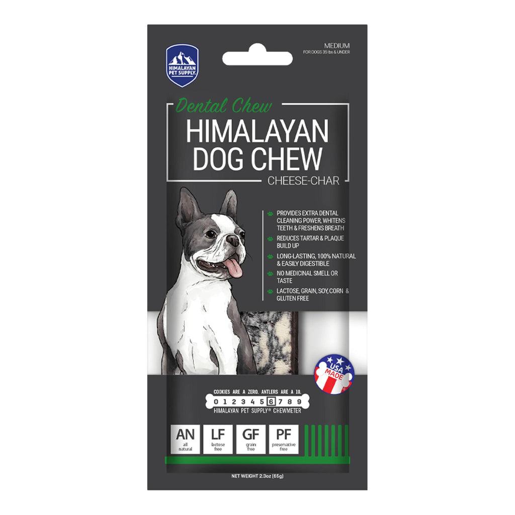 Himalayan Pet Supply Cheese-Char Dental Dog Treats