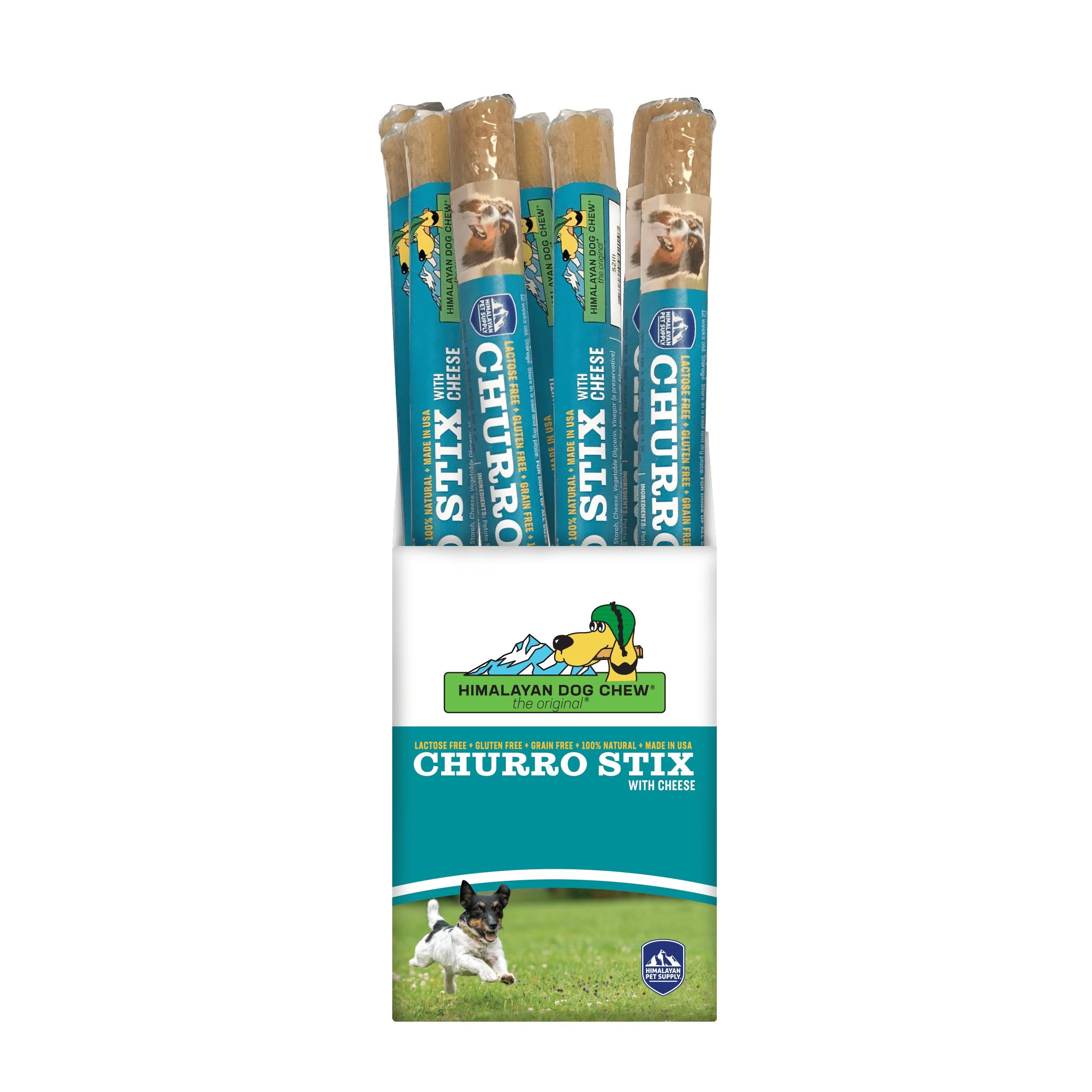 Himalayan Pet Supply Churro Stix Cheese Dog Treats, 10-in