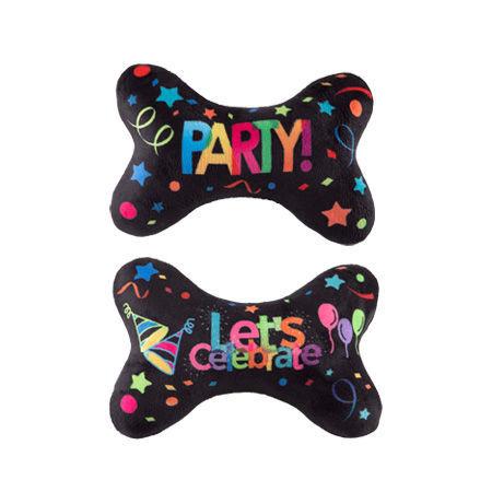 Hip Doggie Party Bone Dog Toy