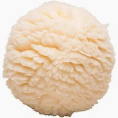 HuggleHounds HuggleFleece Ball Dog Toy, 8-in