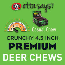 Etta Says! 4.5" Crunchy Deer Chew Sticks