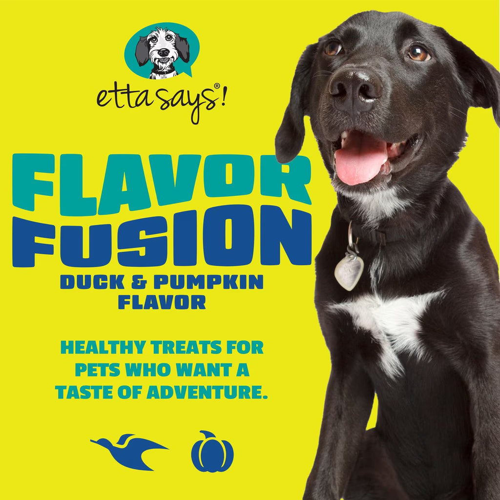 Etta Says! Flavor Fusion Dog Chew – Duck & Pumpkin