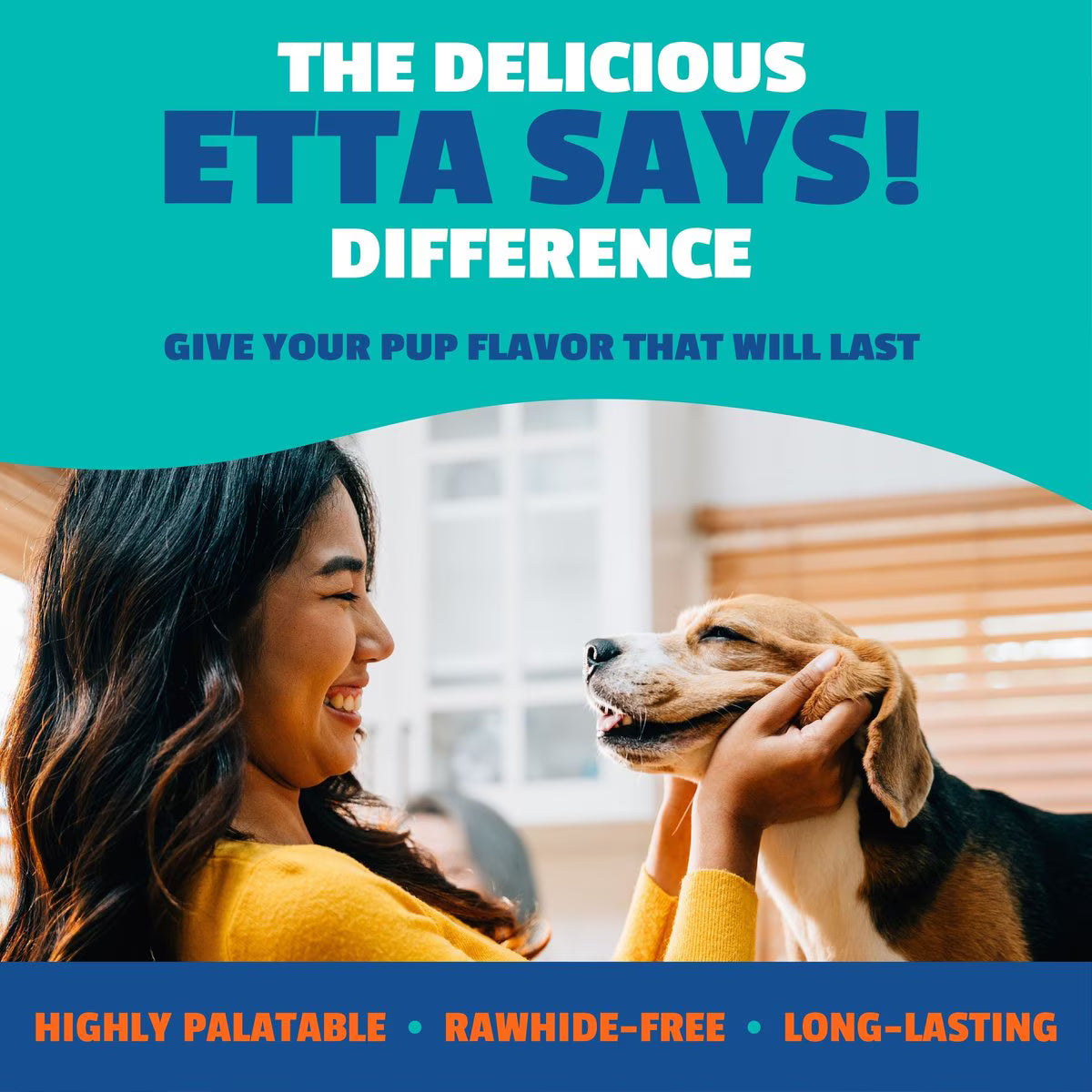 Etta Says! Flavor Fusion Dog Chew – Beef & Bone Broth