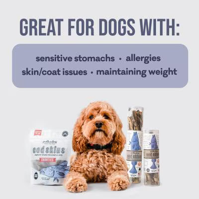 Polkadog Cod Skins Shorties Dog & Cat Treats