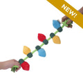 Original Territory  String of Lights Plush Squeaker Rope Tug Dog Toy – 20"