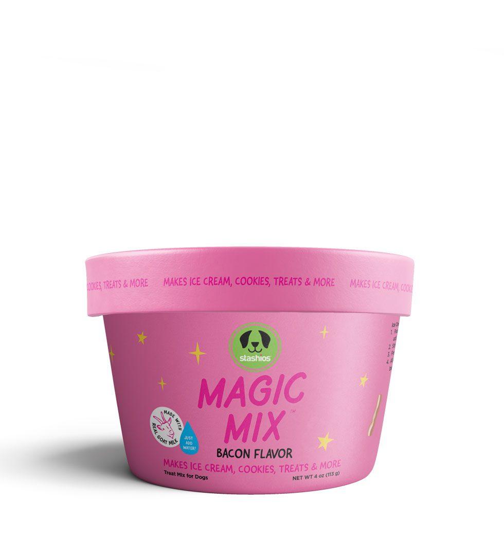 Stashios Magic Mix Bacon Treat Mix for Dogs, 4-oz