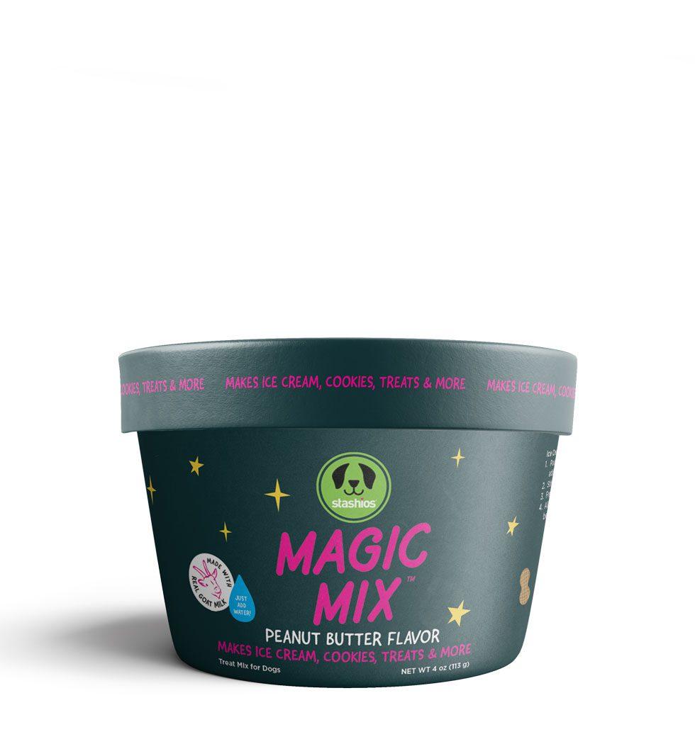 Stashios Magic Mix Peanut Butter Treat Mix for Dogs, 4-oz