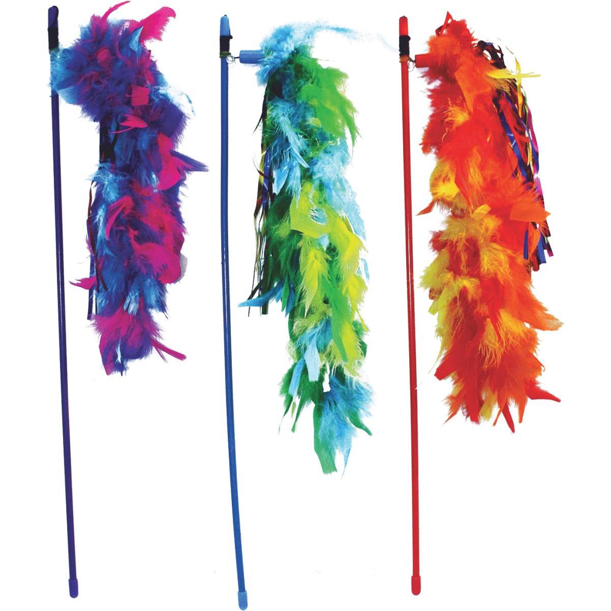 Multipet Cat Dangler Wand, Assorted Colors