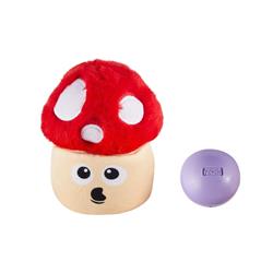 Outward Hound Nina Ottosson Snack Palz Mushroom – Interactive Plush Dog Puzzle Toy