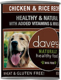 Dave's Pet Food Naturally Healthy Chicken & Rice Recipe Canned Dog Food, 13.2-oz