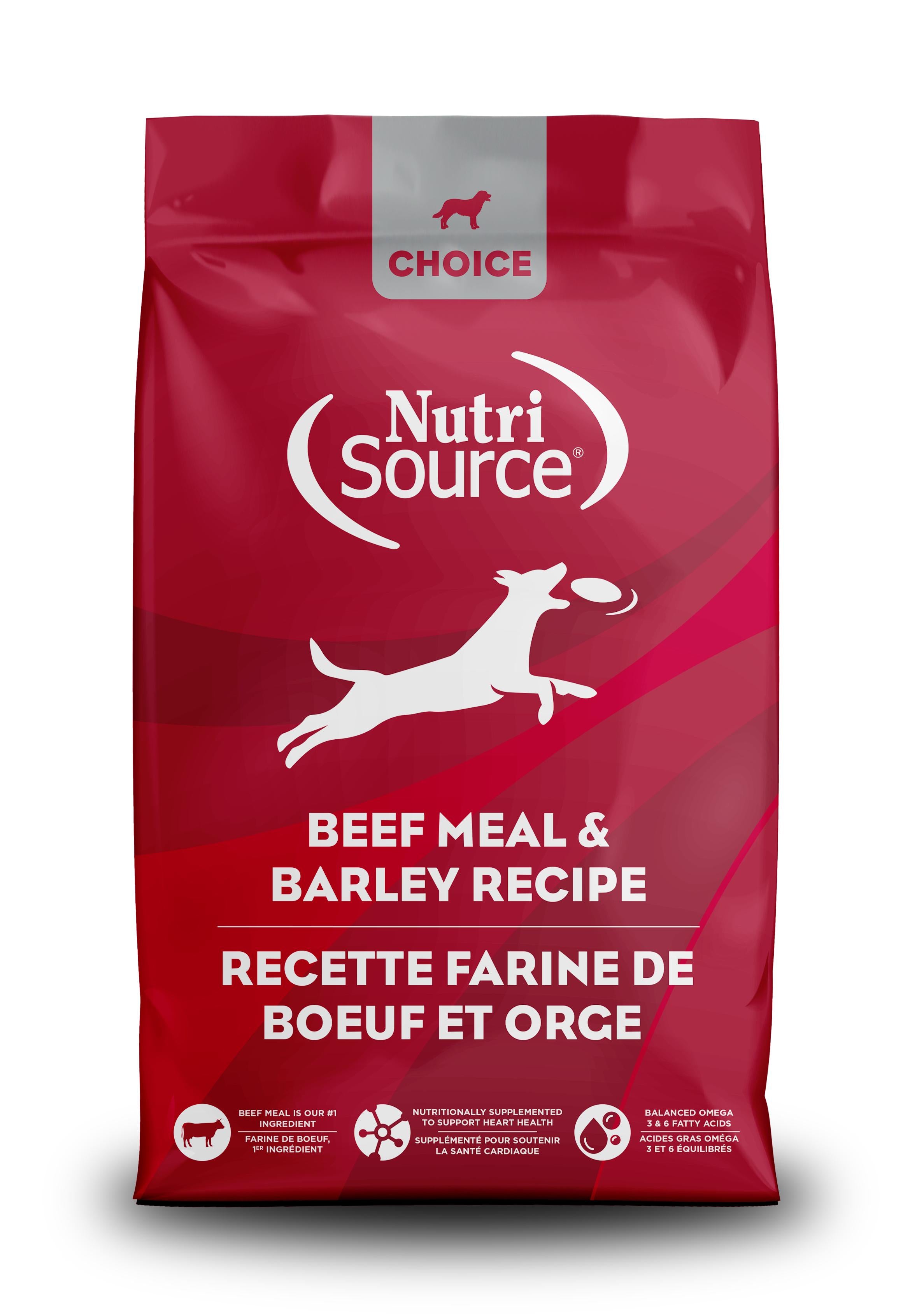 NutriSource Choice Beef Meal & Barley Dry Dog Food
