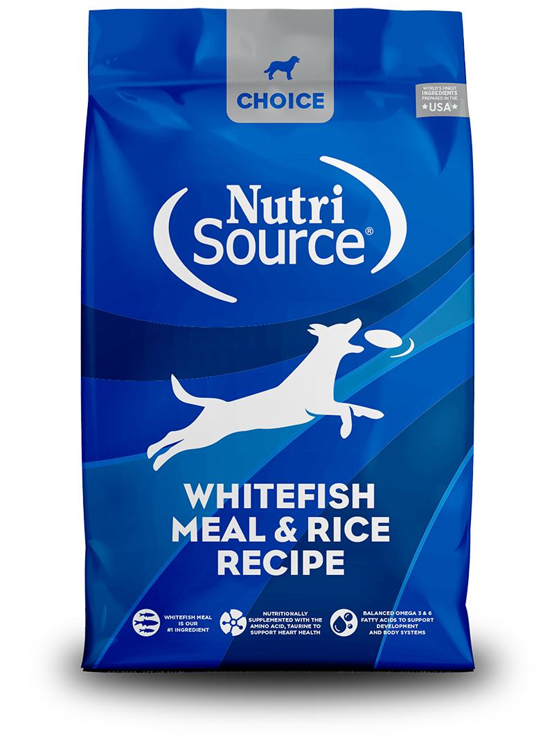 NutriSource Choice Whitefish Meal & Rice Dry Dog Food