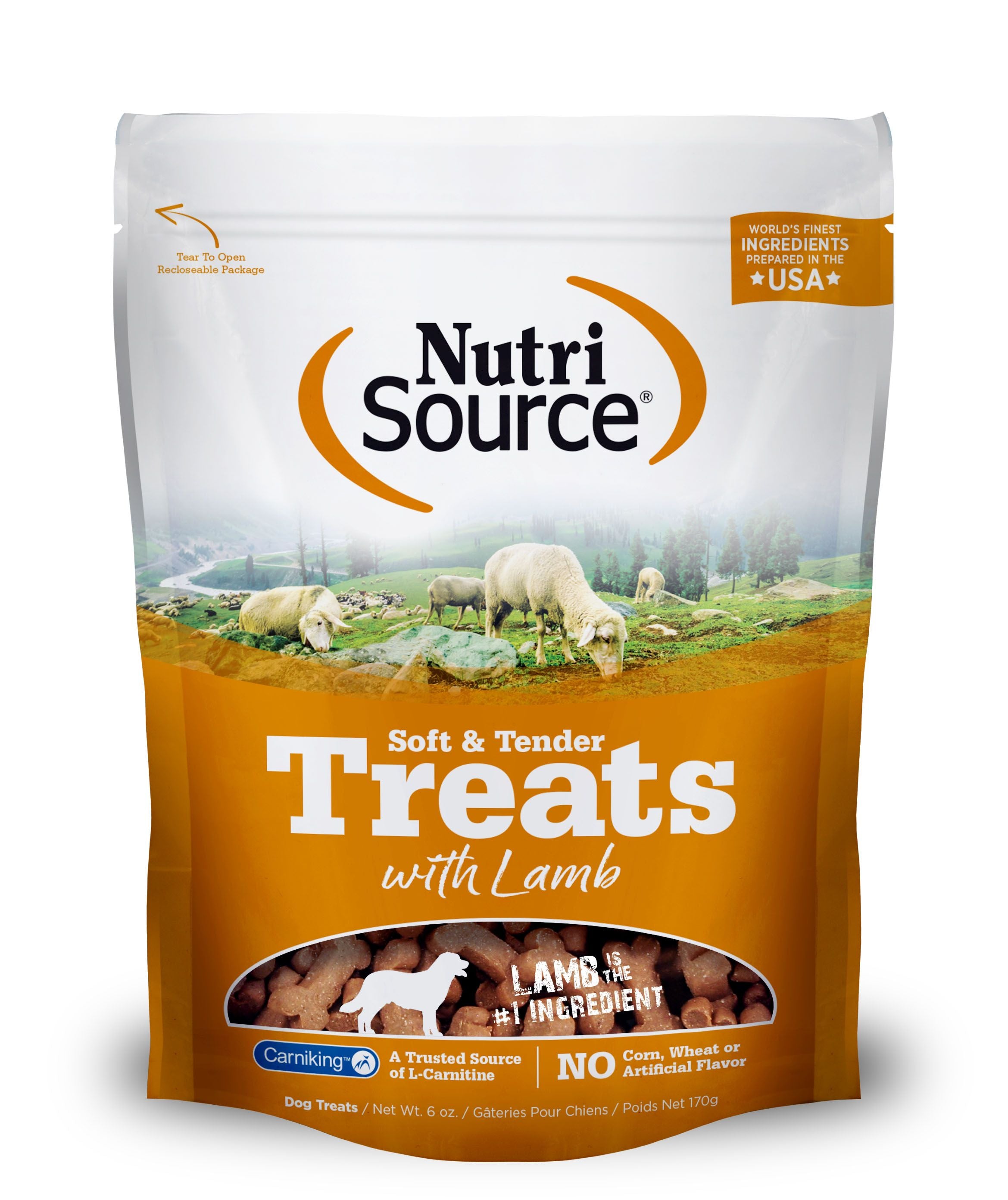 NutriSource Soft and Tender Lamb Dog Treats, 6-oz