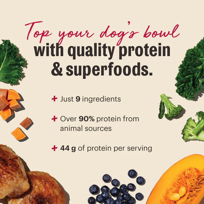 The Honest Kitchen Protein Plus Grain Free Chicken Superfoods Topper 12 oz