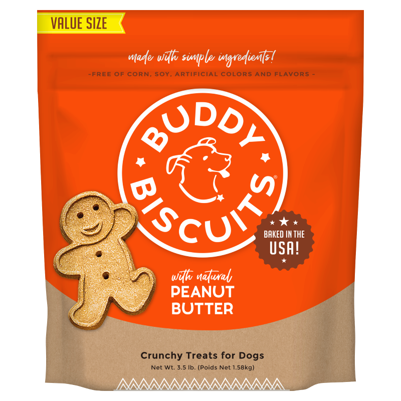 Buddy Biscuits Oven Baked Dog Treats, 3.5-lb