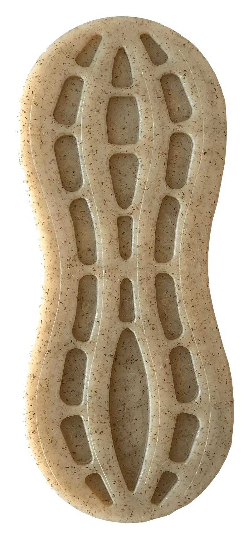 SodaPup Peanut Nylon Dog Toy, Brown