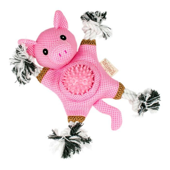 Original Territory Piggy 2-In-1 Dog Toy