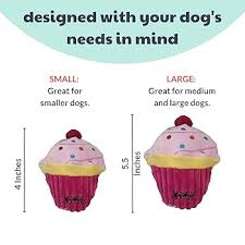 Huxley & Kent Power Plush Pup-cake Dog Toy