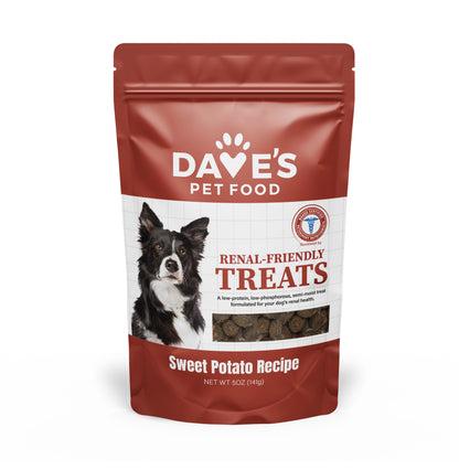 Dave's Pet Food Kidney-Friendly Sweet Potato Dog Treats, 5-oz