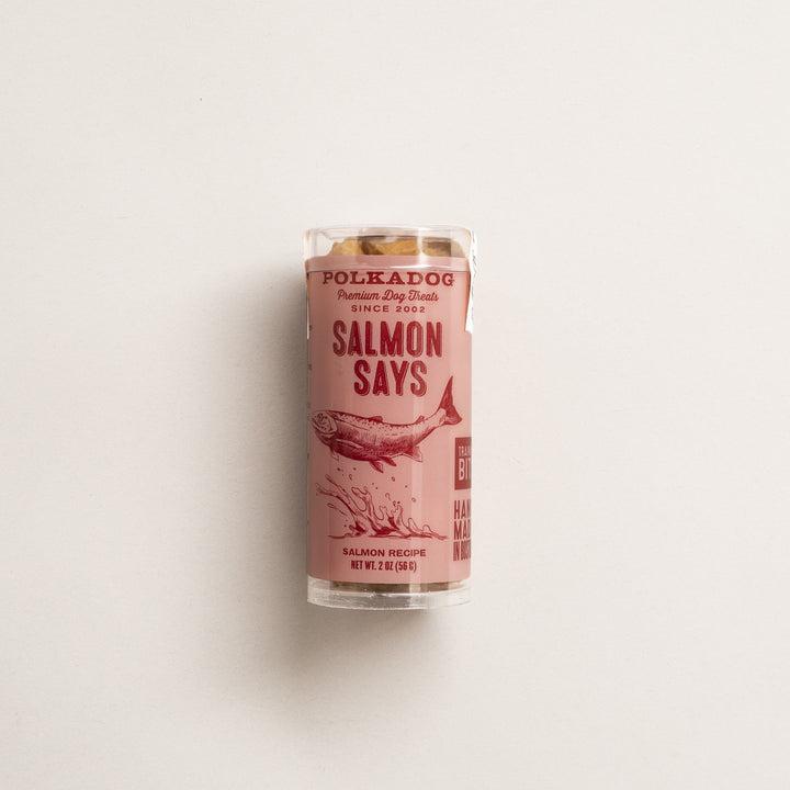 Polka Dog Bakery Salmon Says Training Bits Dog Treats - 2 Oz Tube