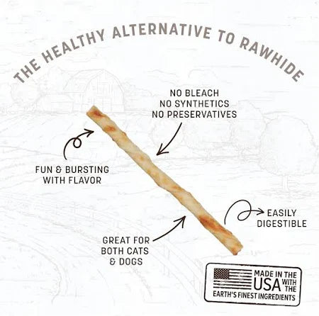 Earth Animal No-Hide Venison Stix Chew Dog Treat