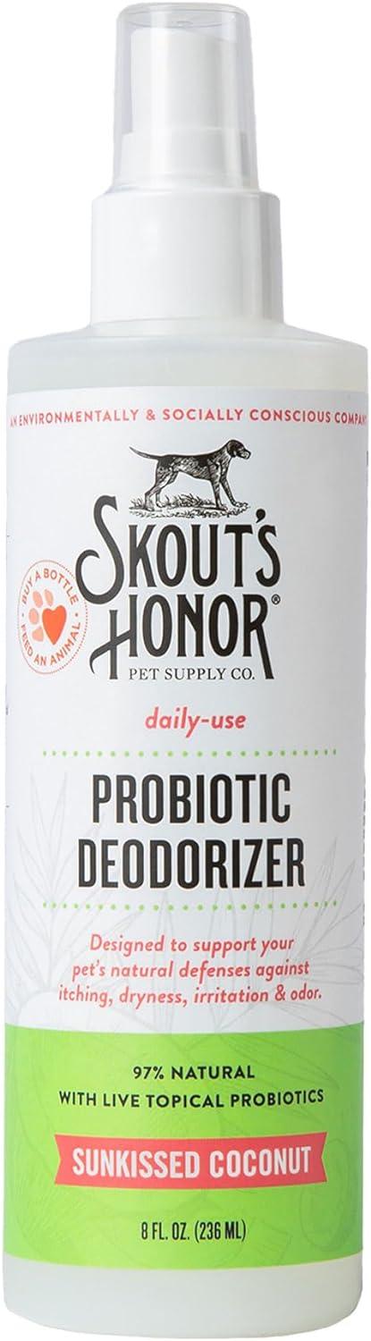 Skout's Honor Probiotic Sunkissed Coconut Pet Deodorizer, 8-oz