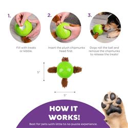 Outward Hound Nina Ottosson Snuffle N’ Treat Ball