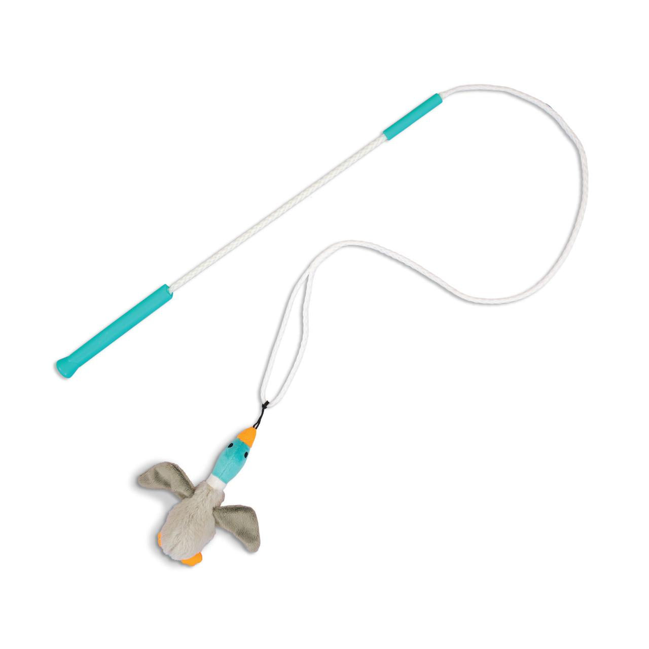 Outward Hound Tail Teaser Interactive Wand Dog Toy, One-Size