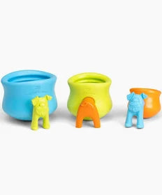 West Paw Toppl Stopper Dog Toy Accessory, Aqua Blue
