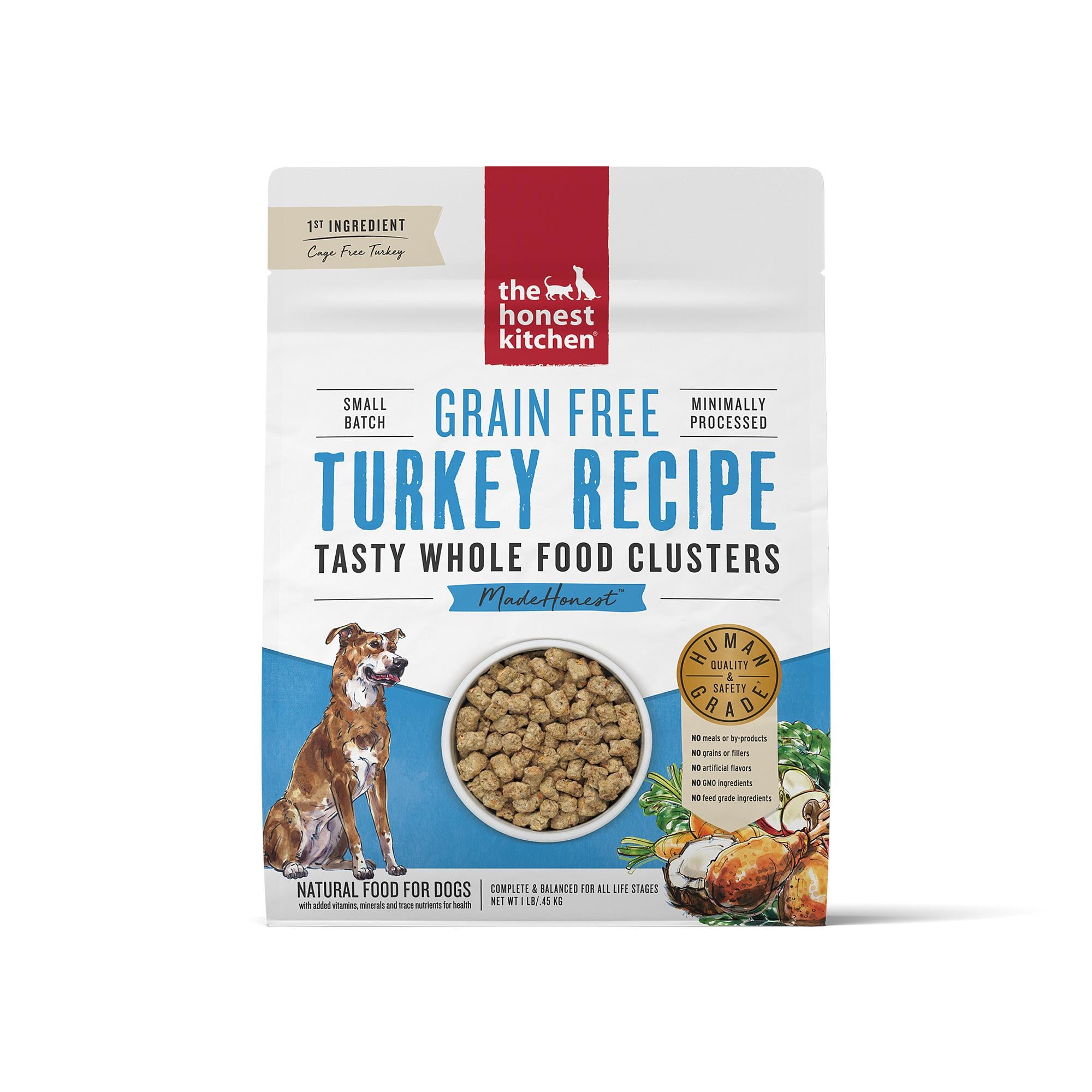 The Honest Kitchen Whole Food Clusters Turkey Grain-Free Dry Dog Food