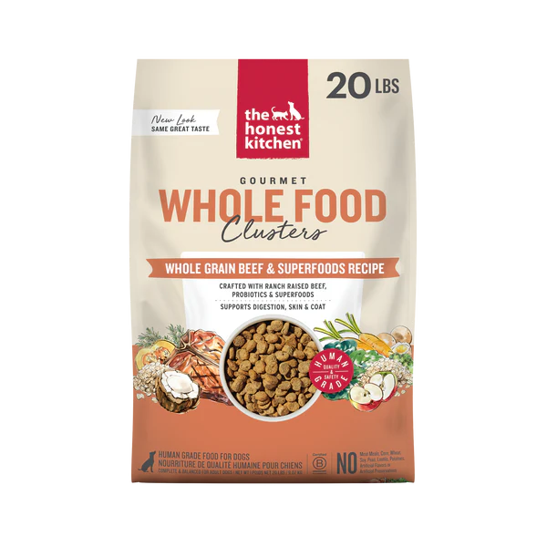 The Honest Kitchen Whole Food Clusters Beef & Oat Whole Grain Dry Dog Food