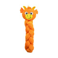Outward Hound Nina Ottosson Twistiez Dragon Treat Puzzle Plush Dog Toy, Orange, Large