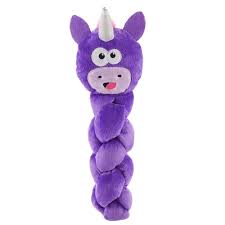 Outward Hound Nina Ottosson Twistiez Interactive Treat Puzzle Plush Dog Toy, Purple, Large