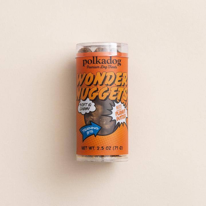 Polkadog Wonder Nuggets Peanut Butter Mini Tube Dog Treats, 2.5-oz