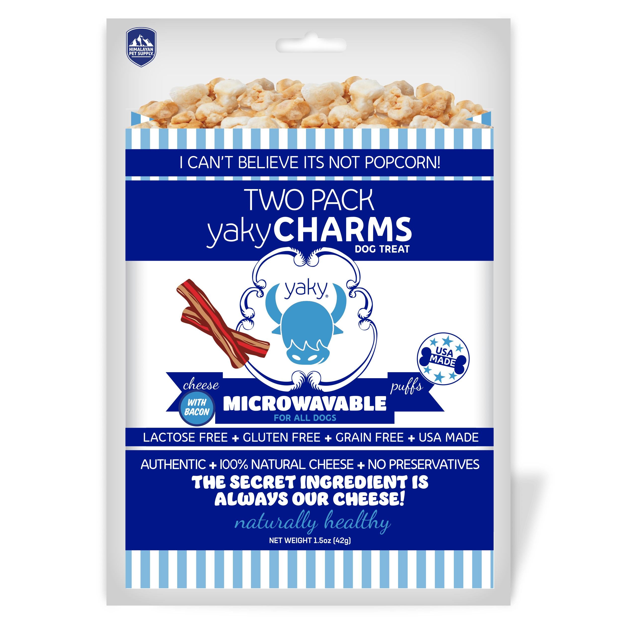 Himalayan Pet Supply yakyCHARMS Bacon Flavored Dog Treats Pack, 2-pk